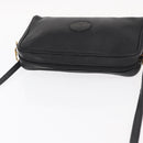 GUCCI Shoulder Bag Leather Black Gold 007 87 0012 Auth 160291-7