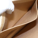 GIVENCHY Hand Bag Embossed leather Beige Gold Auth 160292-22