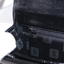 SAINT LAURENT Shoulder Bag Embossed leather Black Gold Auth 160293V-25