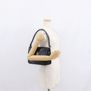 SAINT LAURENT Shoulder Bag Embossed leather Black Gold Auth 160293V-27