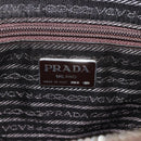 PRADA Chain Shoulder Bag Leather plastic Brown Gold Auth 160295-17