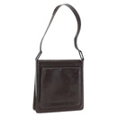 GUCCI Shoulder Bag Leather Brown Auth 160297-1