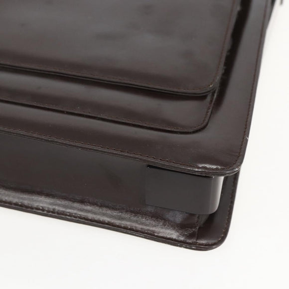 GUCCI Shoulder Bag Leather Brown Auth 160297