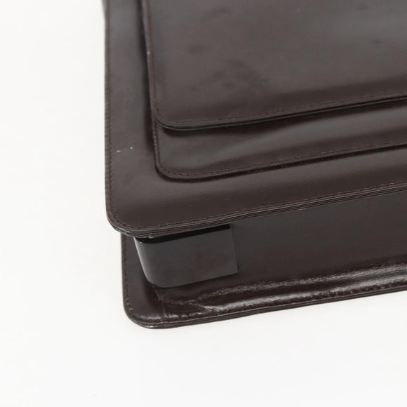 GUCCI Shoulder Bag Leather Brown Auth 160297