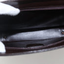 GUCCI Shoulder Bag Leather Brown Auth 160297-10