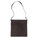 GUCCI Shoulder Bag Leather Brown Auth 160297-2