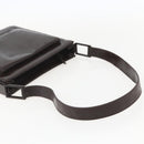 GUCCI Shoulder Bag Leather Brown Auth 160297-7