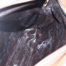 FENDI Zucchino Canvas Shoulder Bag PVC Brown Gold Auth 160299-19