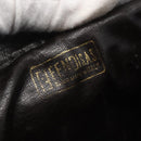 FENDI Zucchino Canvas Shoulder Bag PVC Brown Gold Auth 160299-12