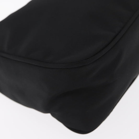 PRADA Hand Pouch Nylon Black Auth 160303