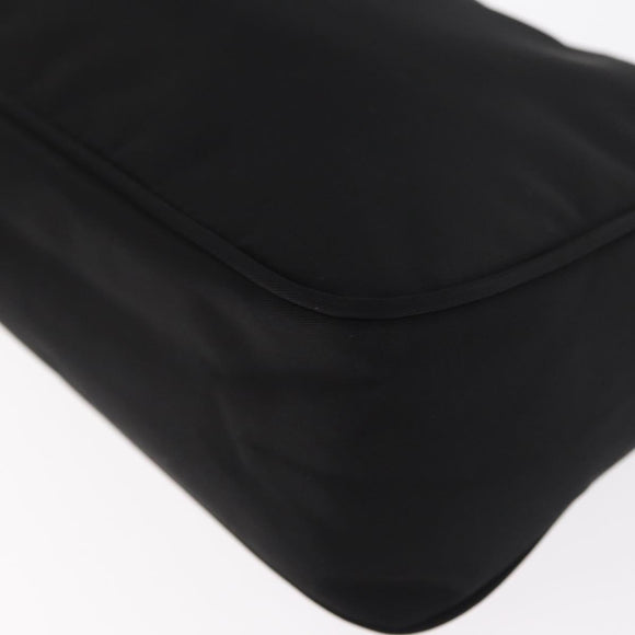 PRADA Hand Pouch Nylon Black Auth 160303