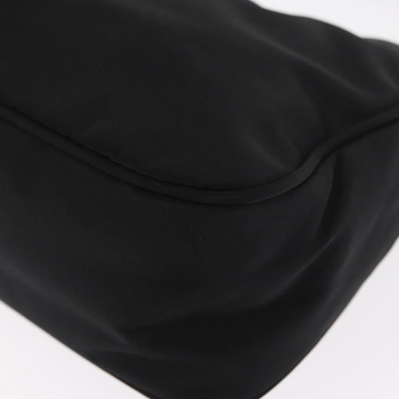 PRADA Hand Pouch Nylon Black Auth 160303