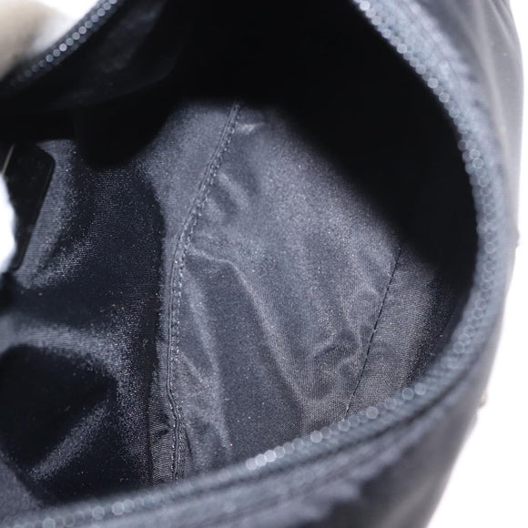 PRADA Hand Pouch Nylon Black Auth 160303