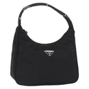 PRADA Hand Pouch Nylon Black Auth 160303-1