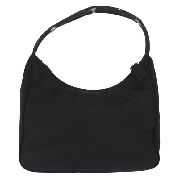 PRADA Hand Pouch Nylon Black Auth 160303
