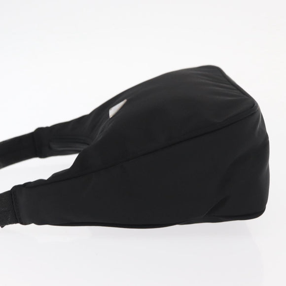 PRADA Hand Pouch Nylon Black Auth 160303