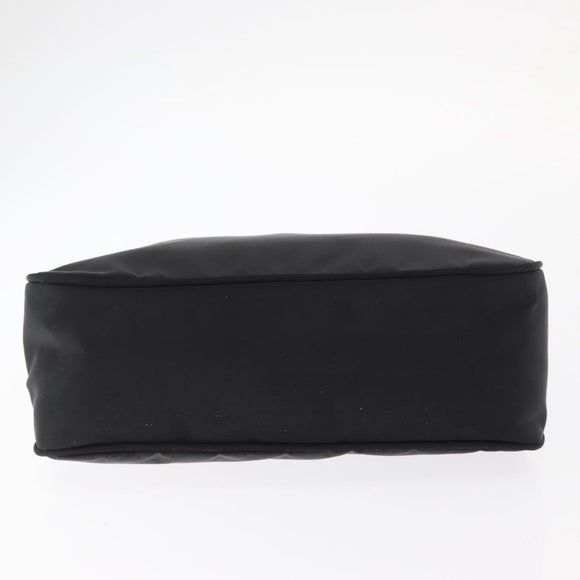 PRADA Hand Pouch Nylon Black Auth 160303