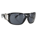 CHANEL Sunglasses plastic Black CC Auth 160308-1
