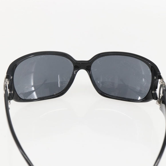 CHANEL Sunglasses plastic Black CC Auth 160308