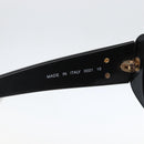 CHANEL Sunglasses plastic Black CC Auth 160309-10