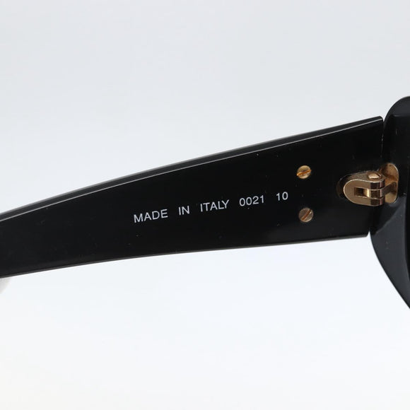 CHANEL Sunglasses plastic Black CC Auth 160309