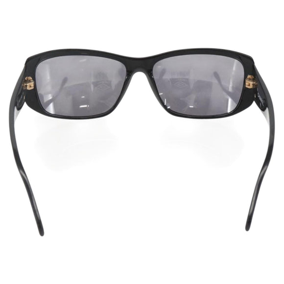 CHANEL Sunglasses plastic Black CC Auth 160309