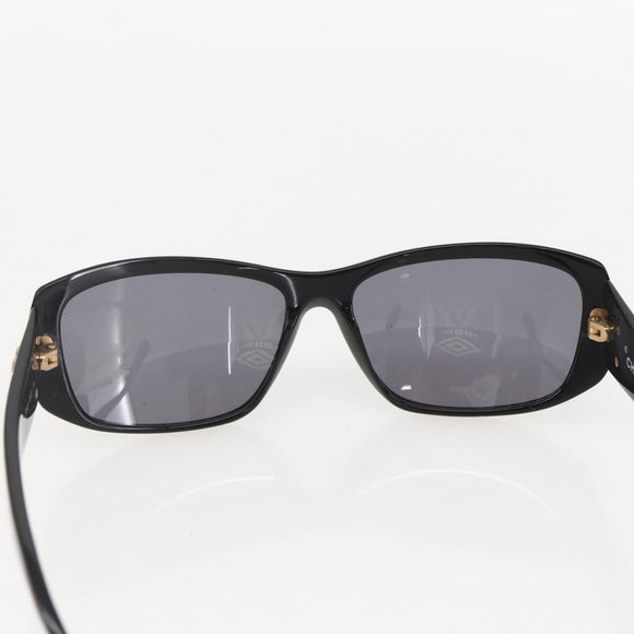 CHANEL Sunglasses plastic Black CC Auth 160309