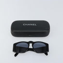CHANEL Sunglasses plastic Black CC Auth 160310-11