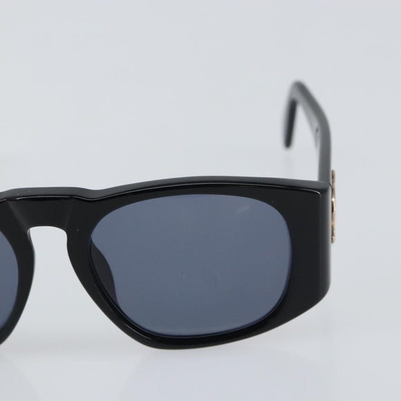 CHANEL Sunglasses plastic Black CC Auth 160310