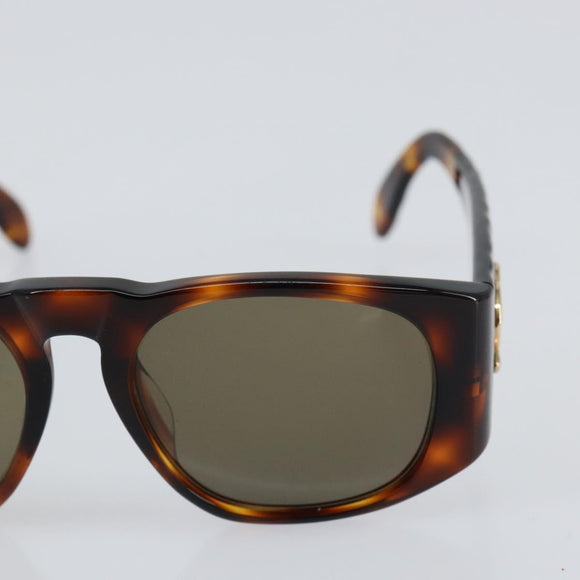 CHANEL Sunglasses plastic Brown CC Auth 160311