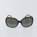CHANEL Sunglasses plastic Black CC Auth 160313-2