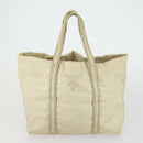 PRADA Hand Bag Nylon 5 Set Beige Khaki Brown Auth 160314-12