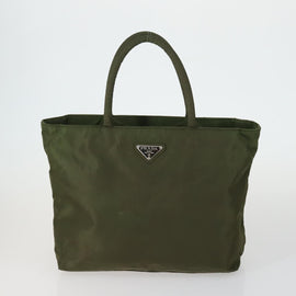 PRADA Hand Bag Nylon 5 Set Beige Khaki Brown Auth 160314 - 0