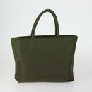 PRADA Hand Bag Nylon 5 Set Beige Khaki Brown Auth 160314-3