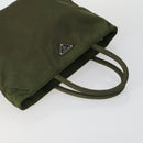 PRADA Hand Bag Nylon 5 Set Beige Khaki Brown Auth 160314-4