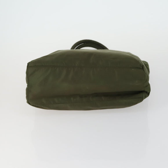 PRADA Hand Bag Nylon 5 Set Beige Khaki Brown Auth 160314