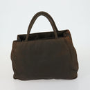 PRADA Hand Bag Nylon 5 Set Beige Khaki Brown Auth 160314-8