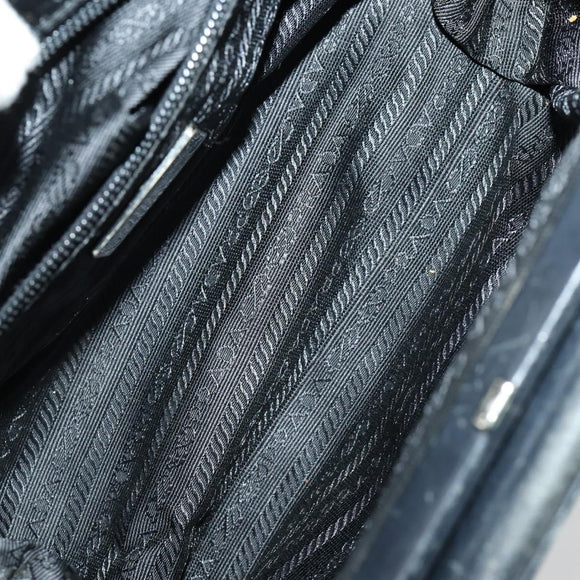 PRADA Hand Bag Nylon 5 Set Khaki Black Auth 160316