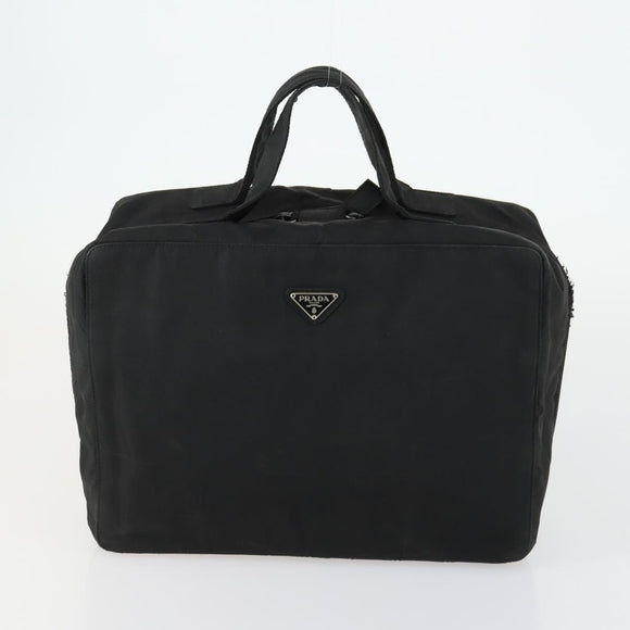 PRADA Hand Bag Nylon 5 Set Khaki Black Auth 160316