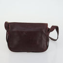 CELINE Macadam Canvas Shoulder Bag Leather 3 Set Red Navy Auth 160319-17
