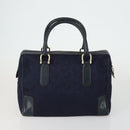 CELINE Macadam Canvas Shoulder Bag Leather 3 Set Red Navy Auth 160319-3