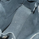 HERMES Fourre Tout Hand Bag Canvas 3 Set Black Red Bordeaux Auth 160324-21