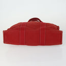 HERMES Fourre Tout Hand Bag Canvas 4 Set Black Red Bordeaux Auth 160325-6