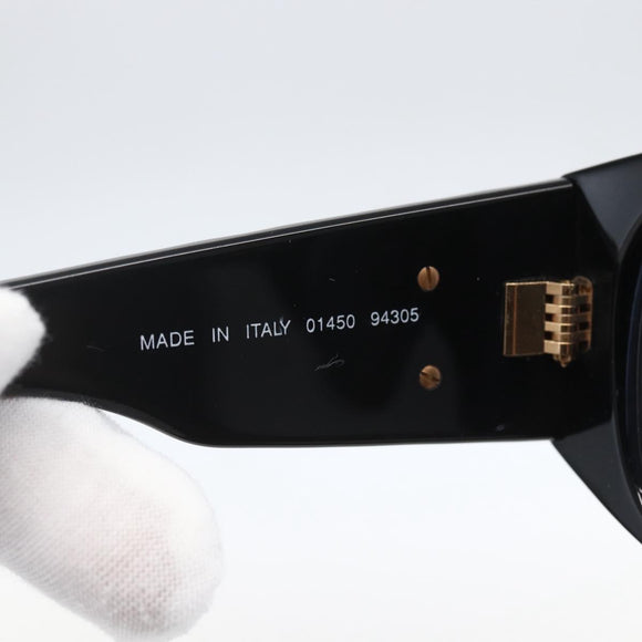 CHANEL Sonnenbrille Kunststoff Schwarz CC Auth 160328