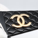 CHANEL Sonnenbrille Kunststoff Schwarz CC Auth 160328-9