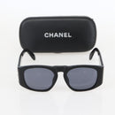 CHANEL Sunglasses plastic Black CC Auth 160328-12