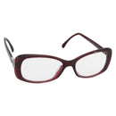 CHANEL Glasses plastic Red CC Auth 160330-1