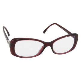 CHANEL Glasses plastic Red CC Auth 160330