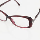 CHANEL Glasses plastic Red CC Auth 160330-7