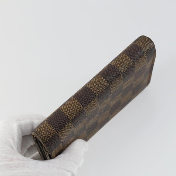 LOUIS VUITTON Monogram Damier Wallet 4 Set LV Auth 160331